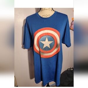 Marvel Captain America  T Shirt Men's Size Large Marvel Legends